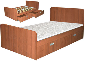 Кровать МХ-1 с ящиками