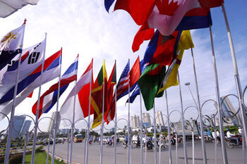 Комплект флагов стран мира 90х135 см (200 шт)