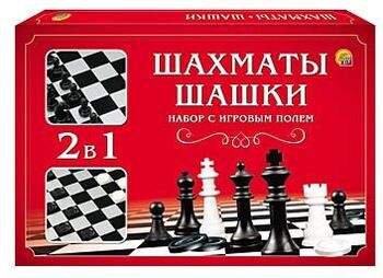 039201 Шахматы, шашки средн. кор. с полем ИН-1614