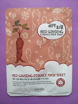 ESFOLIO Pure skin Red Ginseng essen mask sheet