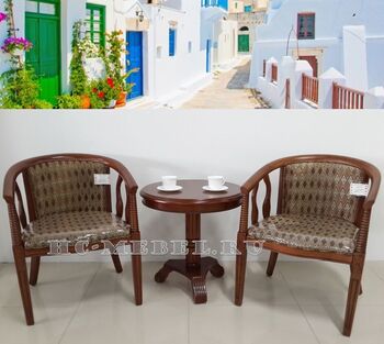 Чайная группа В-5, 2 кресла и чайный столик