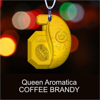 Ароматизатор Queen Aromatica наногелевый Coffee Brandy 