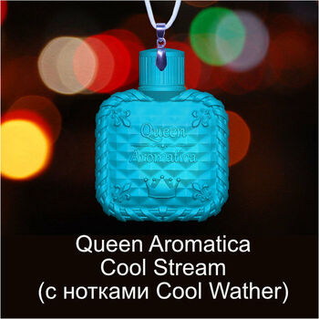 Ароматизатор Queen Aromatica наногелевый Cool Stream (с нотками Cool Water) 