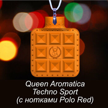 Ароматизатор Queen Aromatica наногелевый Techno Sport с нотками Polo Red) 