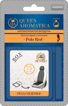 Ароматизатор Queen Aromatica под сиденье Techno Sport (с нотками Polo Red) 