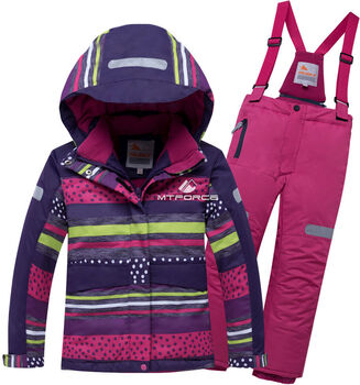Подростковый для девочки зимний горнолыжный костюм