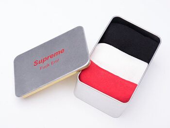 Носки Supreme в коробке 3 пары