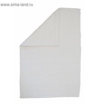 Коврик для ванной комнаты Fluffy, белый, 50x80 см