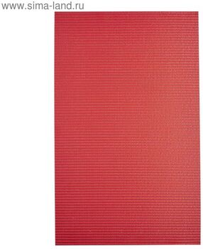 Коврик из вспененного ПВХ Standard красный, 50x80