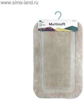 Коврик для ванной Multisoft, 50 х 80 см, ворс 20 м