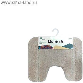 Коврик для туалета Multisoft, 45 х 55 см, ворс 20