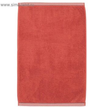 Коврик для ванной ВИКФЬЕРД, 50х80 см, цвет красный