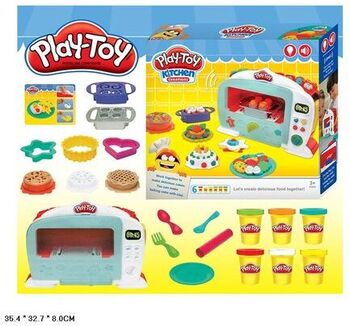 ф8039 Комплект Play-toy пластилин для лепки