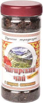 Чигирский чай с плодами шиповника "Экоцвет", банка ПЭТ, 70 г