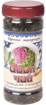 Иван-чай с листьями смородины "Экоцвет", банка ПЭТ, 90 г