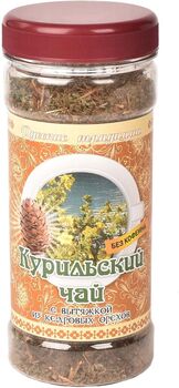 Курильский чай с вытяжкой из кедрового ореха "Экоцвет", банка ПЭТ, 30 г
