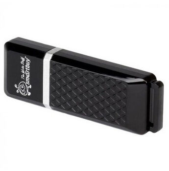 Флэш-диск 08 GB Smart Buy Quartz series Black (SB8GBQZ-K)