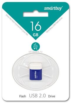 Флэш-диск 16 GB Smart Buy Lara Blue (SB16GBLARA-B)