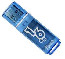 Флэш-диск 16 GB Smart Buy Glossy series Blue