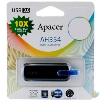 Флэш-диск 16 GB Apacer AH354 Black (USB 3.0)