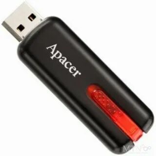Флэш-диск 16 GB Apacer AH326 Retail Black