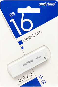 Флэш-диск 16 GB Smart Buy LM05 White (USB 3.0)