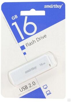 Флэш-диск 16 GB Smart Buy LM05 White
