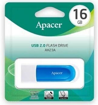 Флэш-диск 16 GB Apacer AH23A White