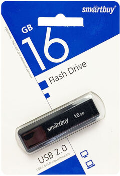 Флэш-диск 16 GB Smart Buy LM05 Black (USB 3.0)