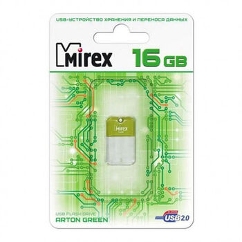 Флэш-диск 16 GB Mirex Arton Green