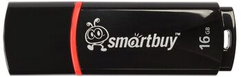 Флэш-диск 16 GB Smart Buy Crown Black Back-To-School (SB16GBCRK-BTL)