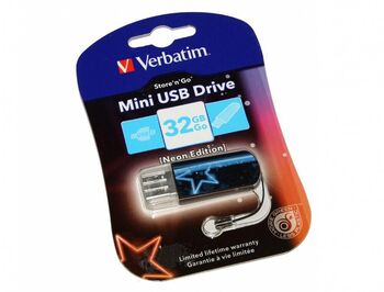 Флэш-диск 32 GB Verbatim Mini Blue (49426)