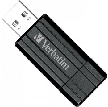 Флэш-диск 32 GB Verbatim Pin Stripe Black (49064)