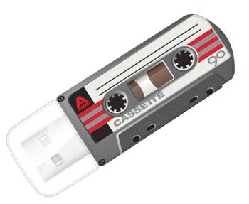 Флэш-диск 32 GB Verbatim Mini Cassette Edition Black (49391)