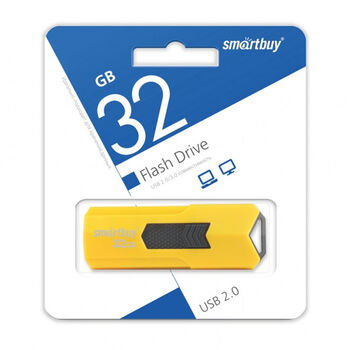 Флэш-диск 32 GB Smart Buy Stream Yellow (SB32GBST-Y)