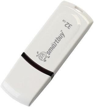 Флэш-диск 32 GB Smart Buy Paean White (SB32GBPN-W)
