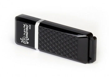 Флэш-диск 04 GB Smart Buy Quartz series Black (SB4GBQZ-K)