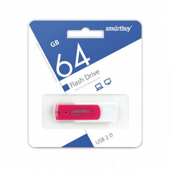 Флэш-диск 64 GB Smart Buy Diamond Pink (SB64GBDPl)