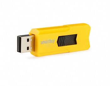 Флэш-диск 64 GB Smart Buy Stream Yellow (SB64GBST-Y)