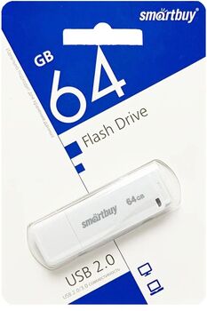 Флэш-диск 64 GB Smart Buy LM05 White