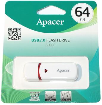 Флэш-диск 64 GB Apacer АН333 White