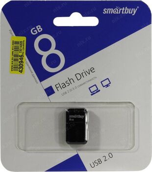 Флэш-диск 08 GB Smart Buy Art Black (SB8GBAK)