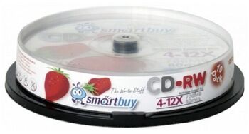 CD-RW 80 12x (в банке 10,200) Smart Buy