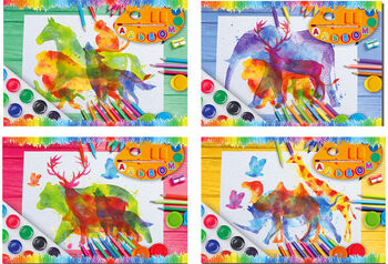 Альбом для рисования BG В мире животных (А4, 8 листов, на скрепке) (арт.АР4ск8 6574)