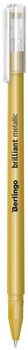 Ручка гелевая Berlingo Brilliant Metallic золото (металлик, 0.8 мм) (арт.CGp_40009)