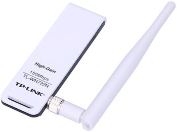 Wi-Fi адаптер TP-Link TL-WN722N (150 mbps, 802.11b/g/n)