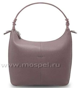 Женская сумка хобо из кожи цвета лаванды 31460E
