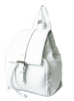 Рюкзак маленький белый 5206