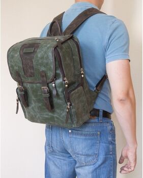 Мужской рюкзак Сантерно зеленый
