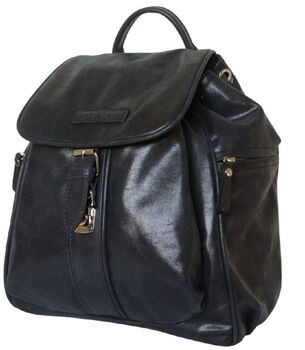 Женский кожаный рюкзак Авентино черный